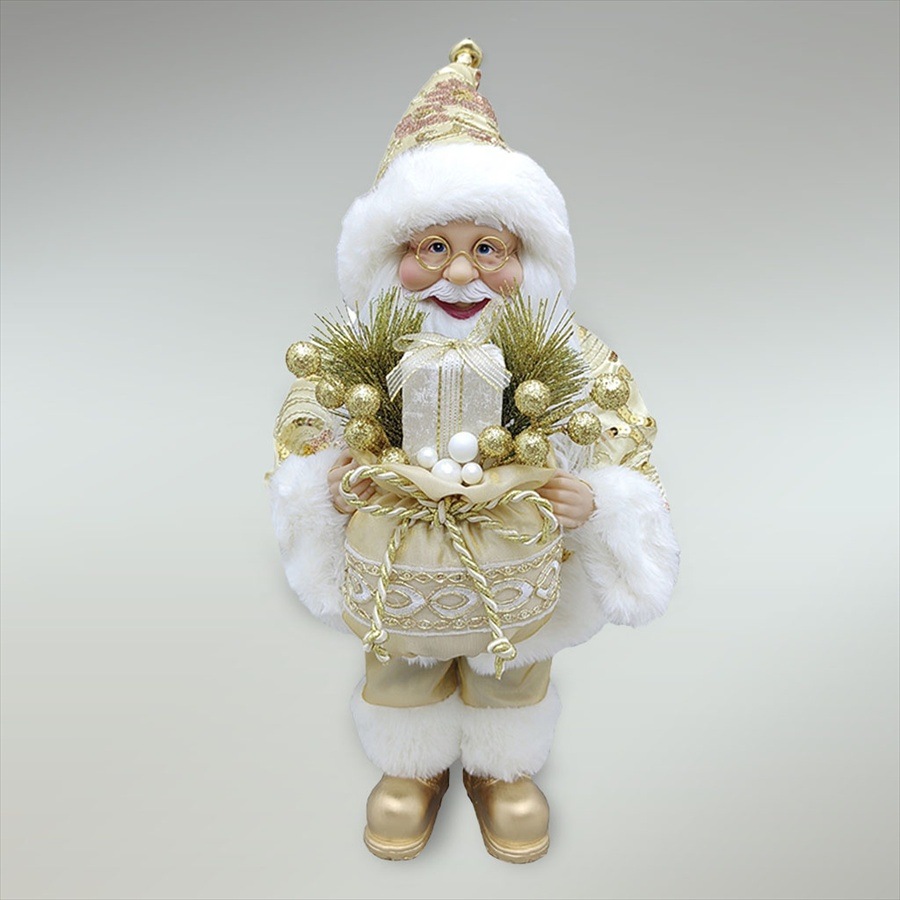 サンタクロース ゴールド 38cm