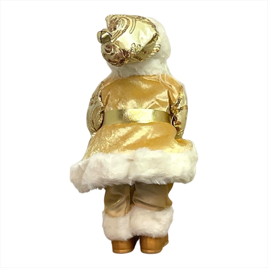 サンタクロース ゴールド 38cm