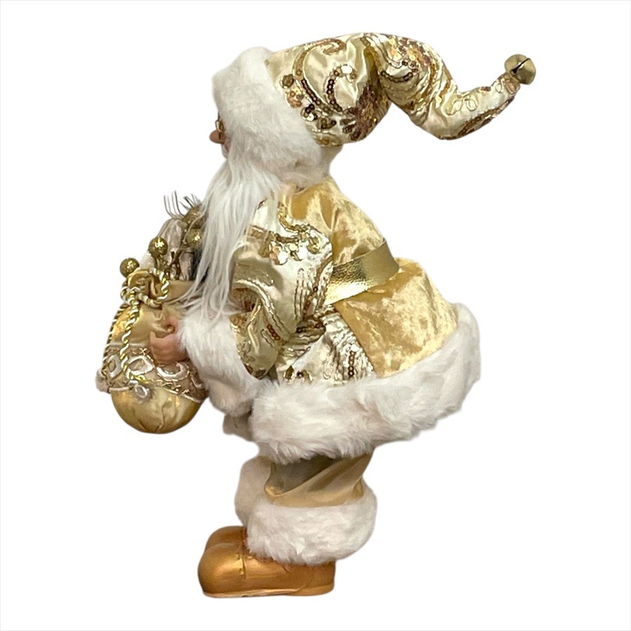 サンタクロース ゴールド 38cm