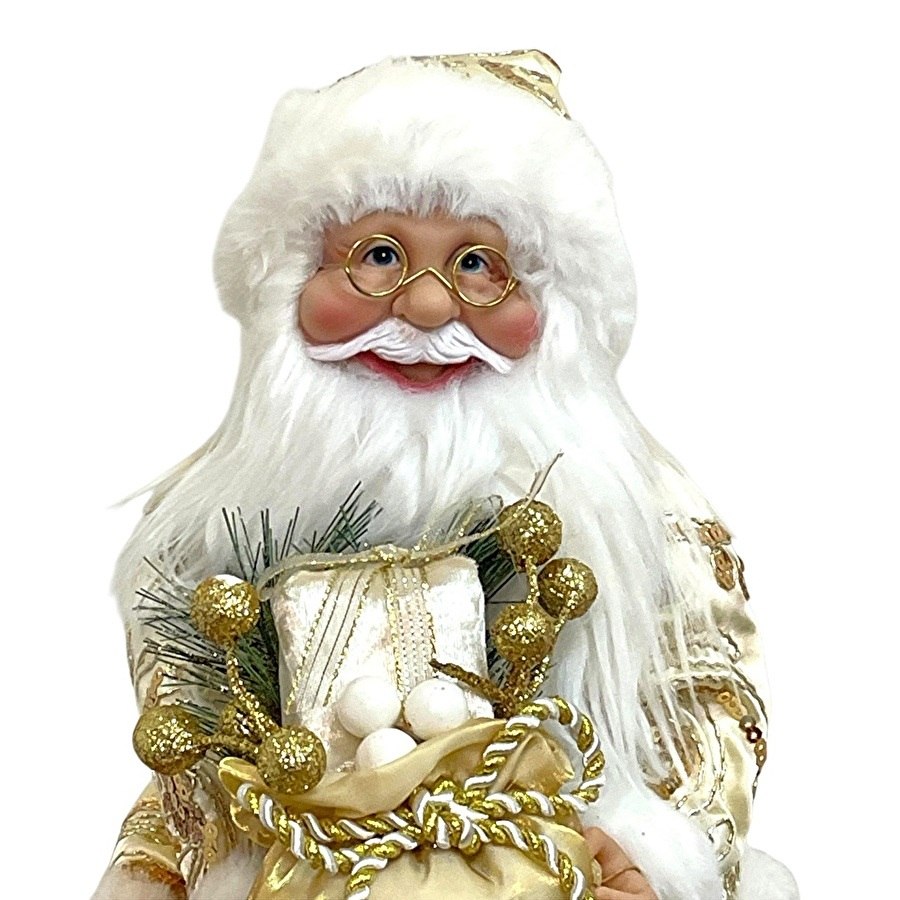 サンタクロース ゴールド 38cm