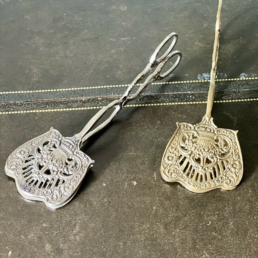 トング 平型 ゴールド シルバー