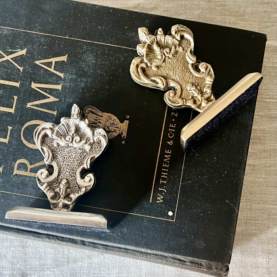 カードホルダー 写真立て 書斎文具 真鍮 