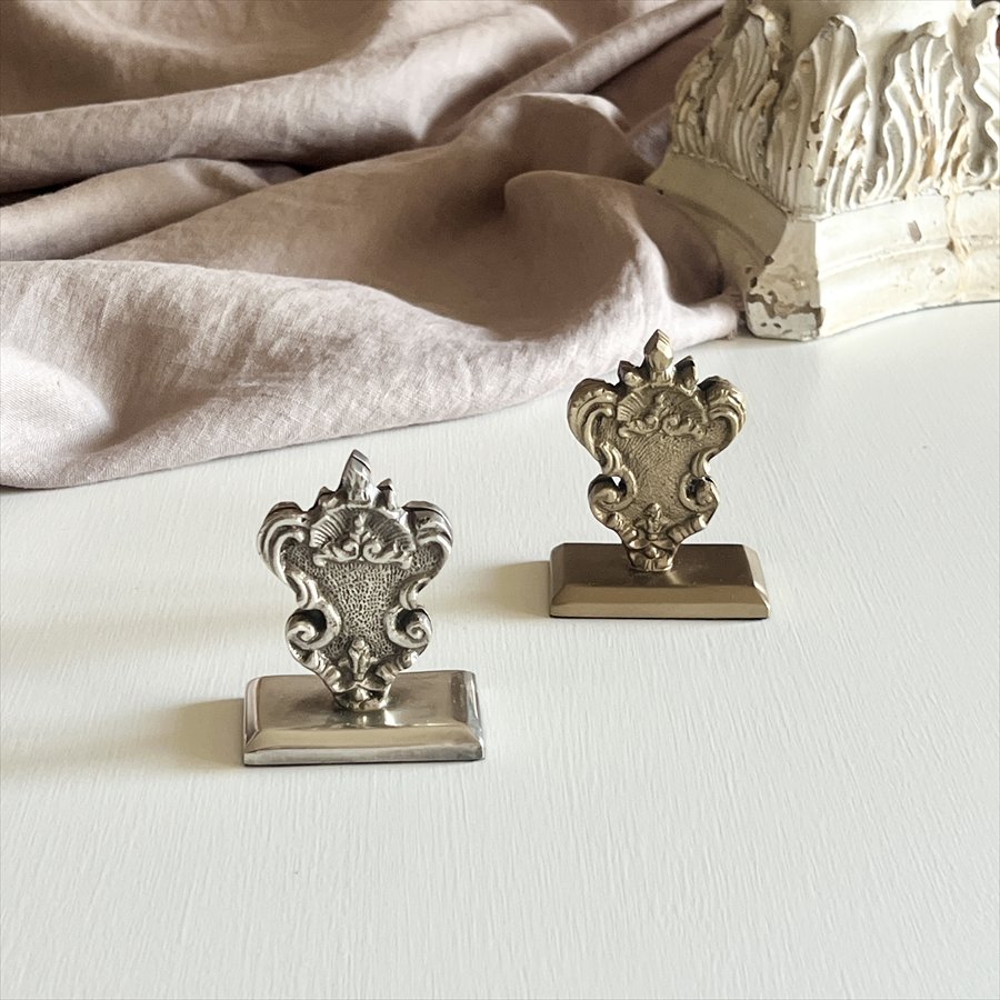 カードホルダー 写真立て 書斎文具 真鍮 