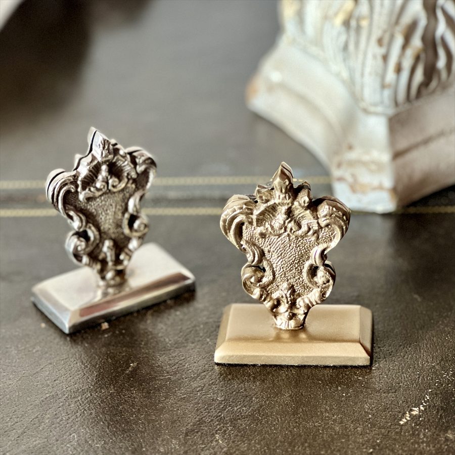 カードホルダー 写真立て 書斎文具 真鍮 