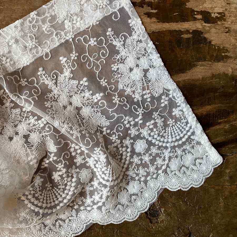 table de fleurs 3サイズ展開 カフェカーテン30x120cm
