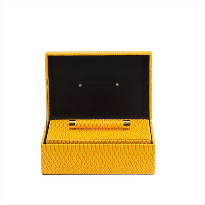 モダン ボックス2個セット L Sサイズ オレンジ