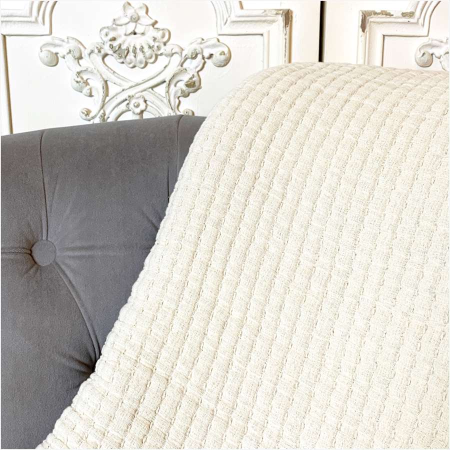 3カラー ステッチキルト マルチカバー 200×200cm