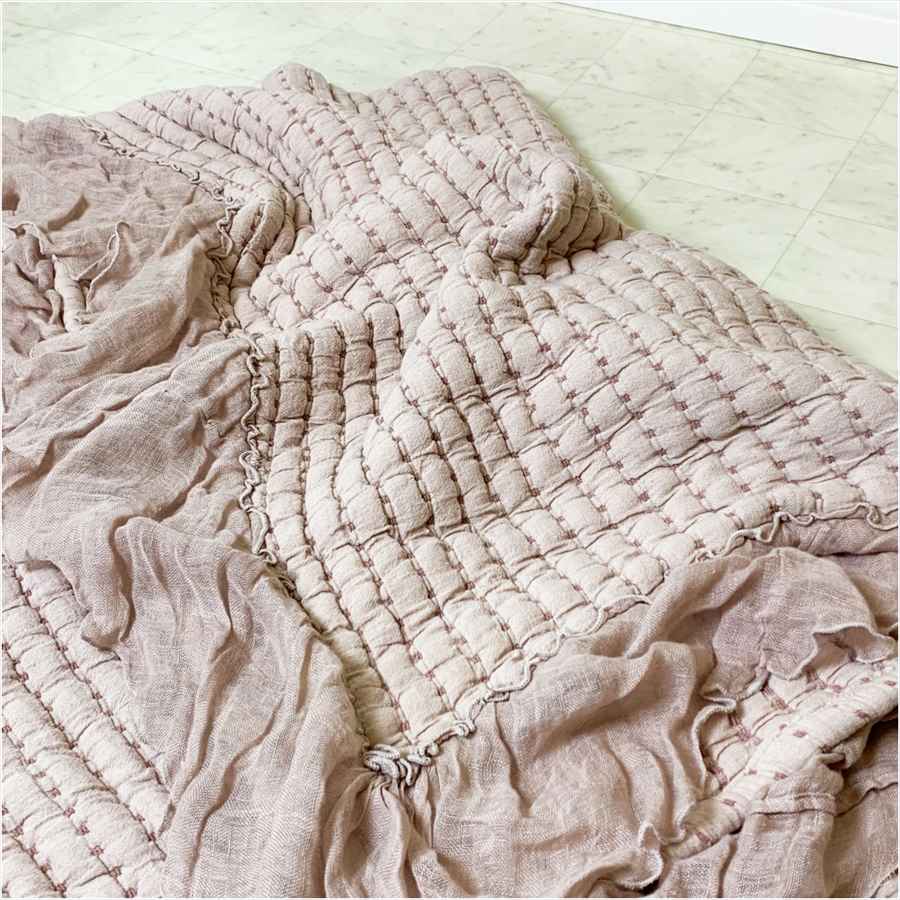 3カラー ステッチキルト マルチカバー 200×200cm