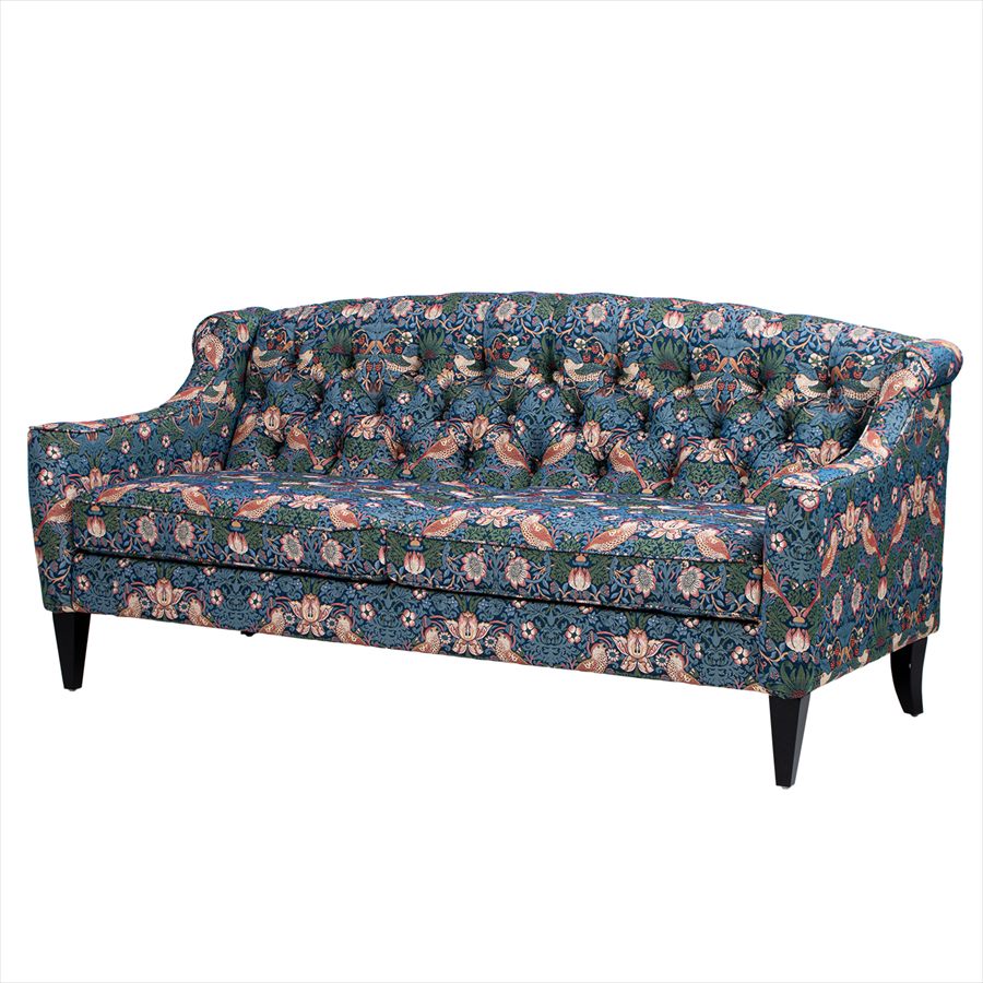 ジェニファーテイラー 3人掛けソファ いちご泥棒 KEN 幅188cm 36031SF-VI02