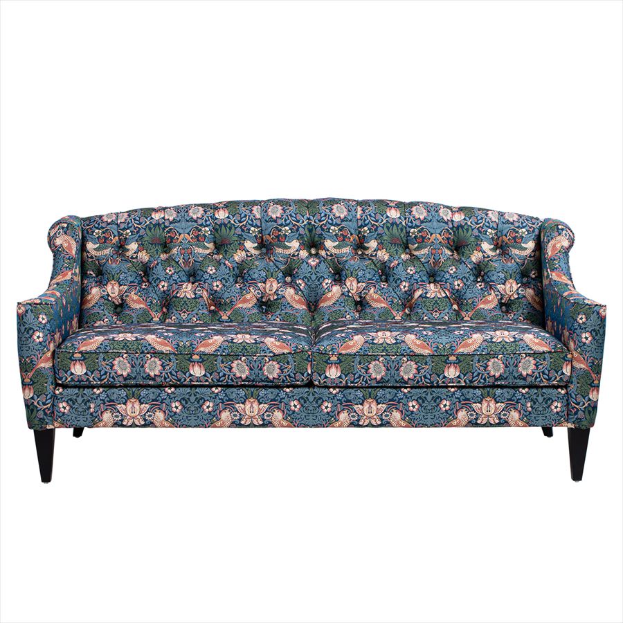 ジェニファーテイラー 3人掛けソファ いちご泥棒 KEN 幅188cm 36031SF-VI02