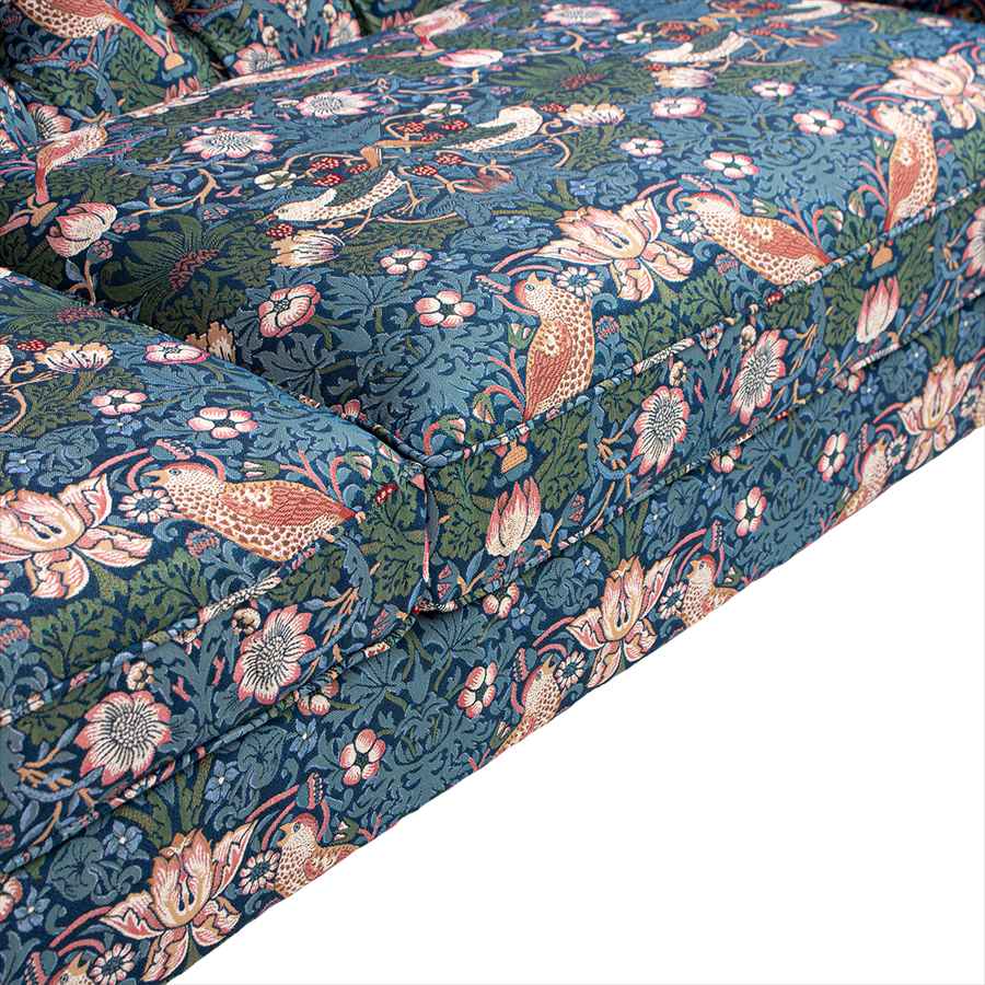 ジェニファーテイラー 3人掛けソファ いちご泥棒 KEN 幅188cm 36031SF-VI02