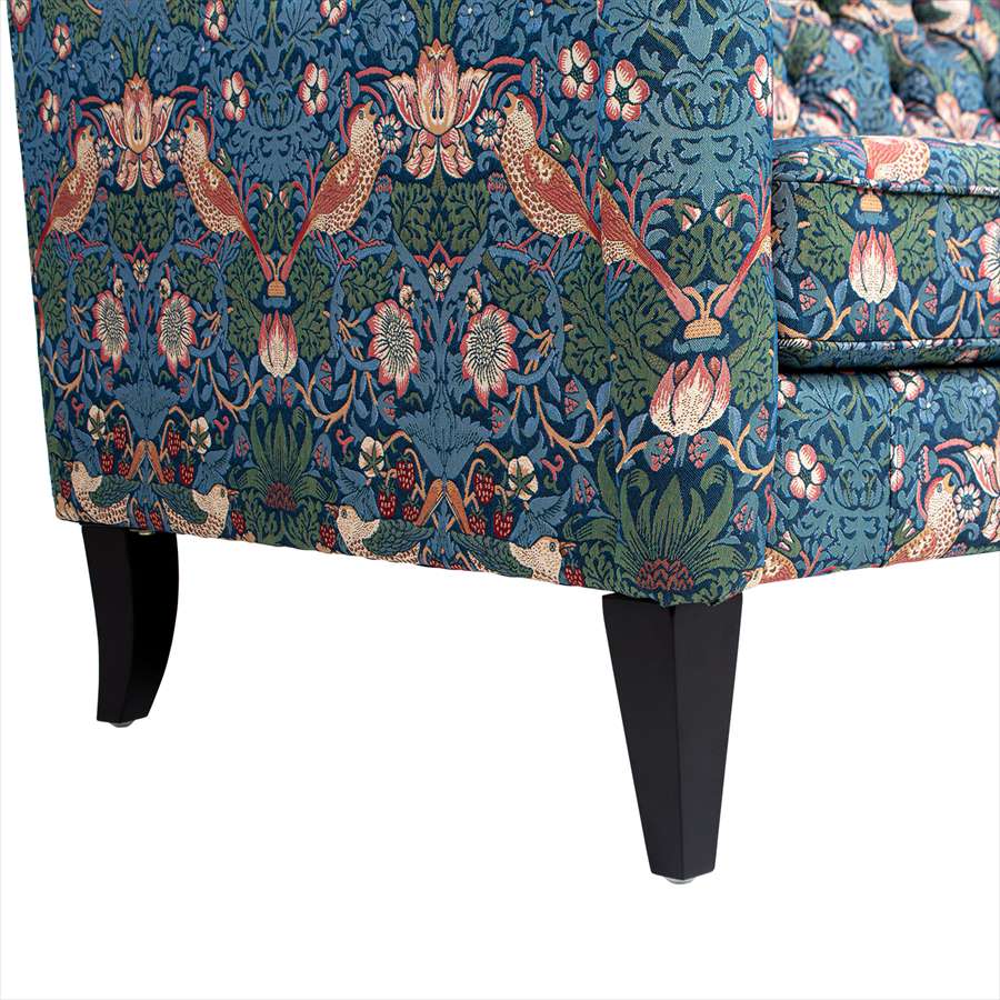 ジェニファーテイラー 3人掛けソファ いちご泥棒 KEN 幅188cm 36031SF-VI02