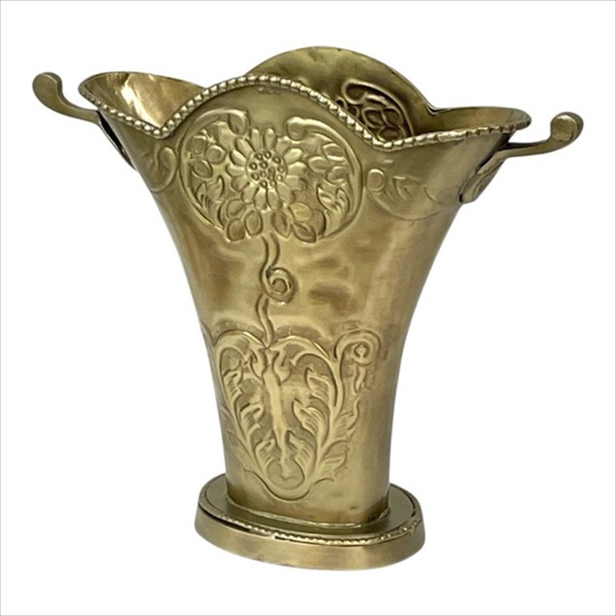 プランター フラワーベース 真鍮