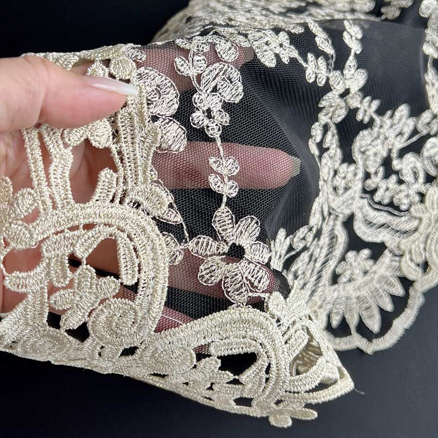 【送料無料レース】フレンチレース テーブルセンター 50cm