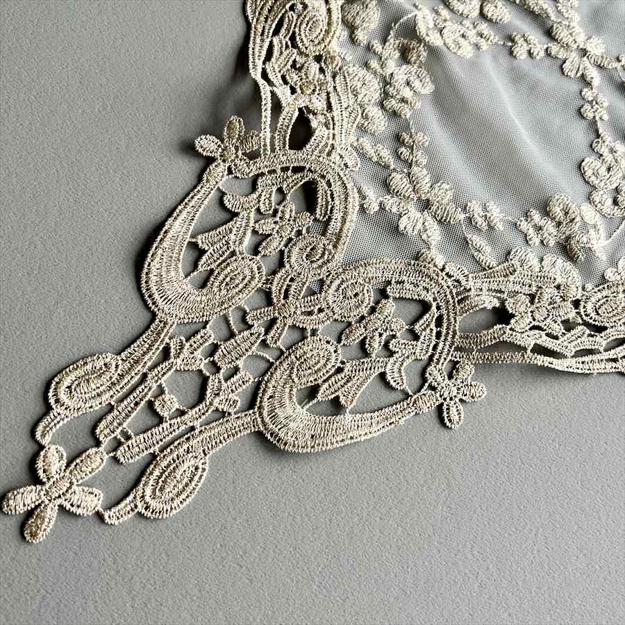 【送料無料レース】フレンチレース テーブルセンター 50cm