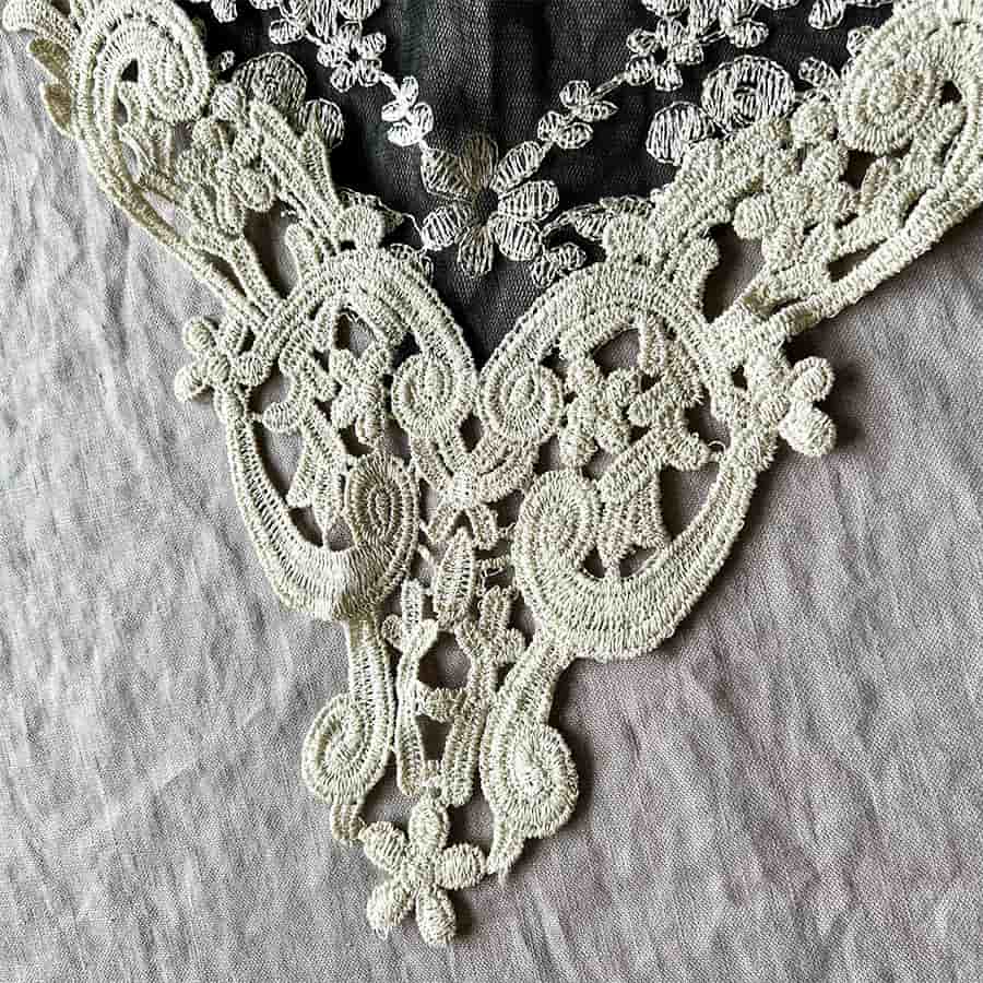 【送料無料レース】フレンチレース テーブルセンター 50cm