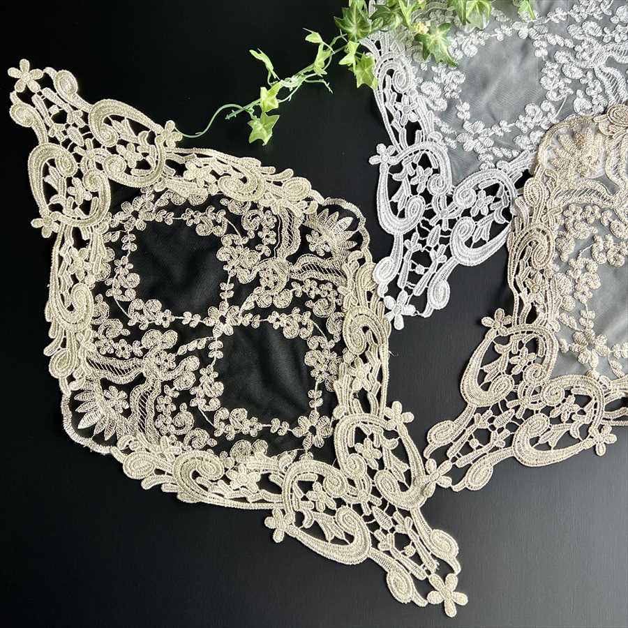【送料無料レース】フレンチレース テーブルセンター 50cm