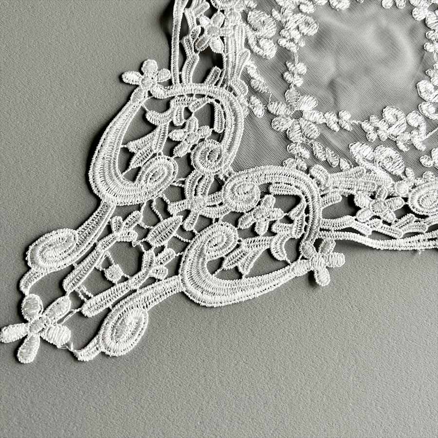 【送料無料レース】フレンチレース テーブルセンター 50cm