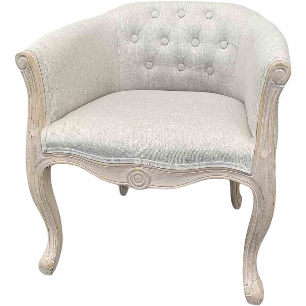 フレンチインテリア アームチェア 2色展開