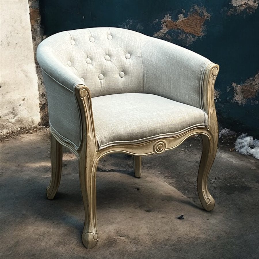 フレンチインテリア アームチェア 2色展開