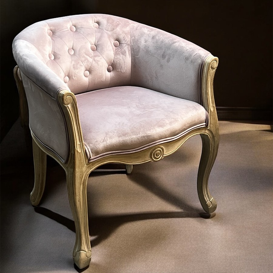 フレンチインテリア アームチェア 2色展開