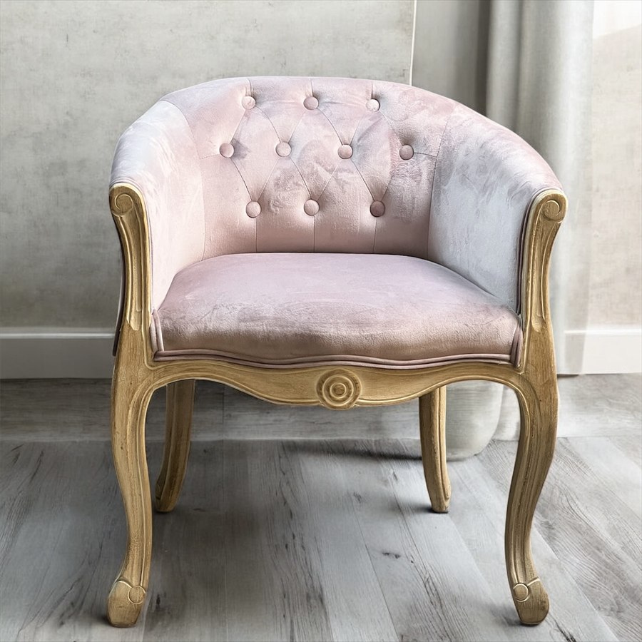 フレンチインテリア アームチェア 2色展開