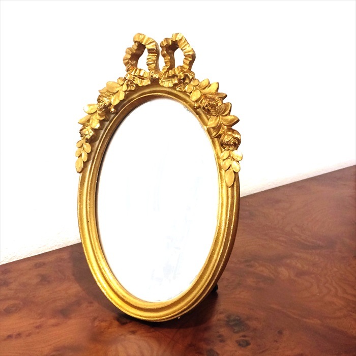 クラシック 掛け置き兼用 ミラー 小