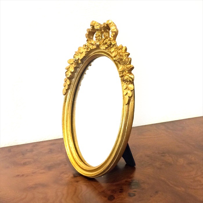 クラシック 掛け置き兼用 ミラー 小