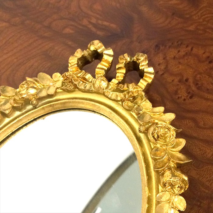 クラシック 掛け置き兼用 ミラー 小