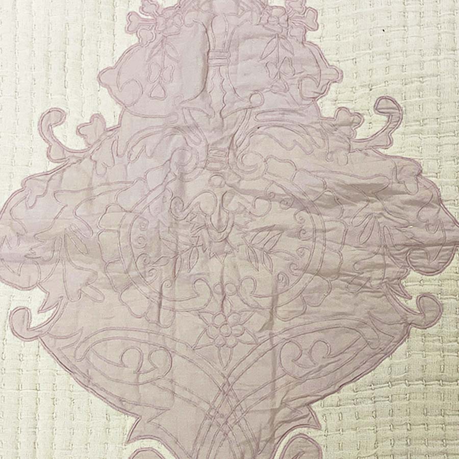 フリル付き コットンマット 110×85cm