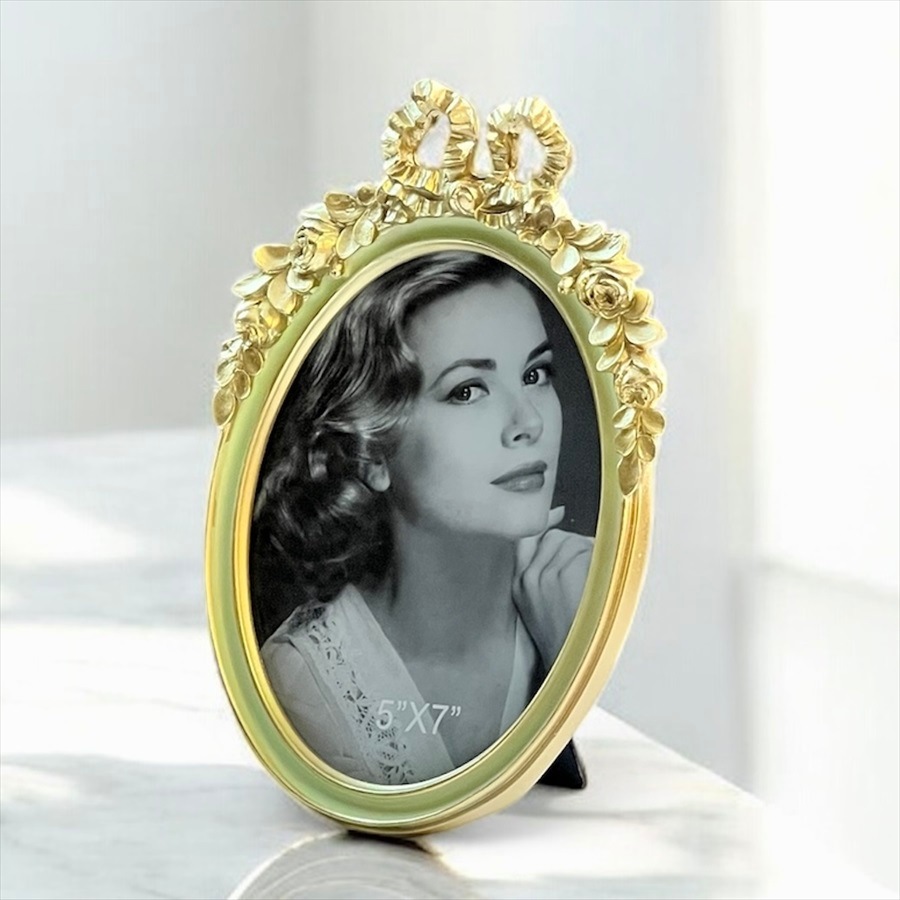 クラシック 写真立て アイボリーゴールド