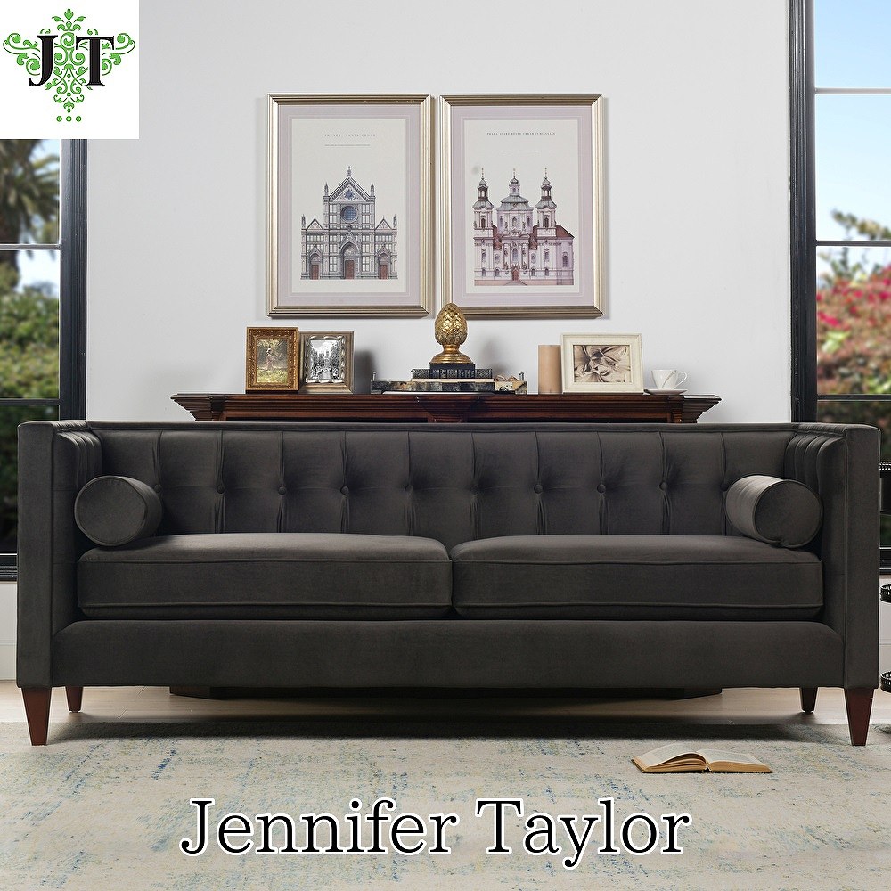 ジェニファーテイラー 3人掛け ソファ Jack 幅213cm チャコールグレー 36000SF-860