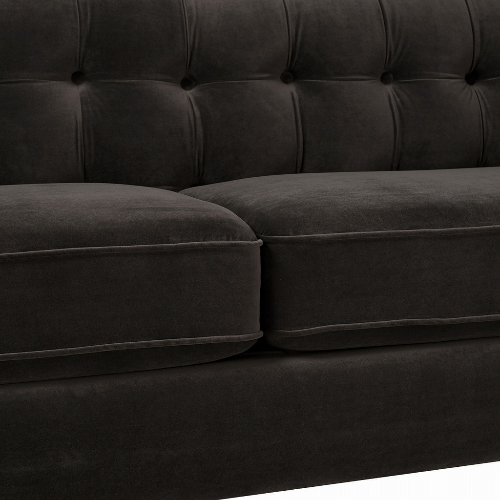 ジェニファーテイラー 3人掛け ソファ Jack 幅213cm チャコールグレー 36000SF-860