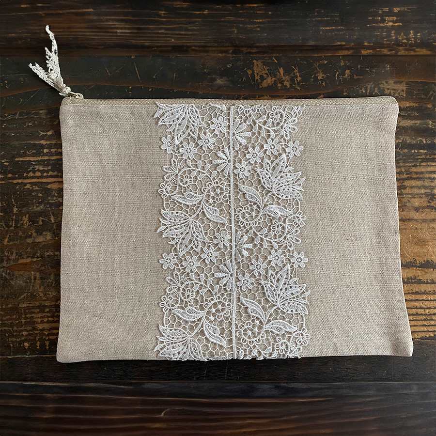 フラットポーチL 2サイズ展開 フルールジャルダンシリーズ