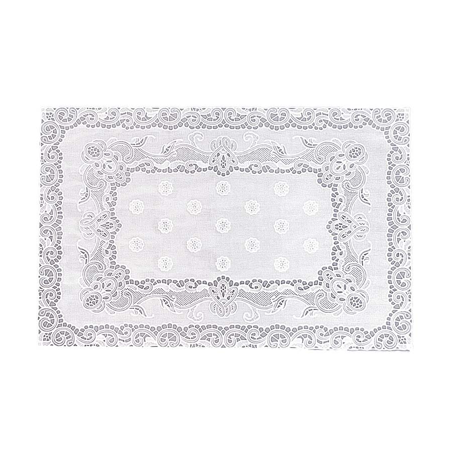 4色展開 レース柄デザイン プレースマット ランチョンマット