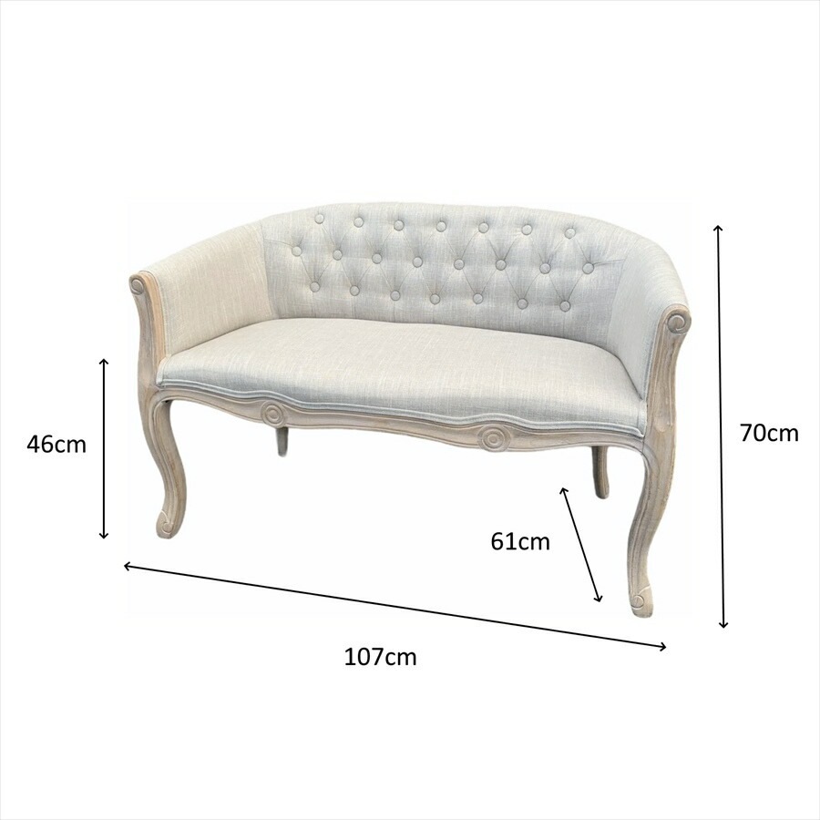 フレンチインテリア ソファー 2色展開