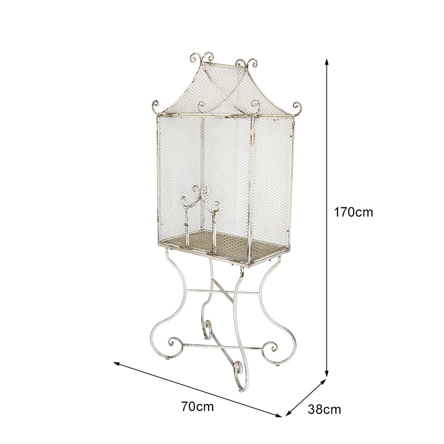 シャビーシック アイアン グリーンハウス 高さ170cm