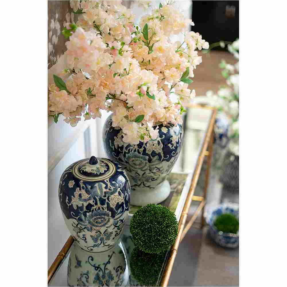 クラシックモダン 花瓶 飾り壺 陶磁器 モダン 花器 花びん 置物 オブジェ 即日発送