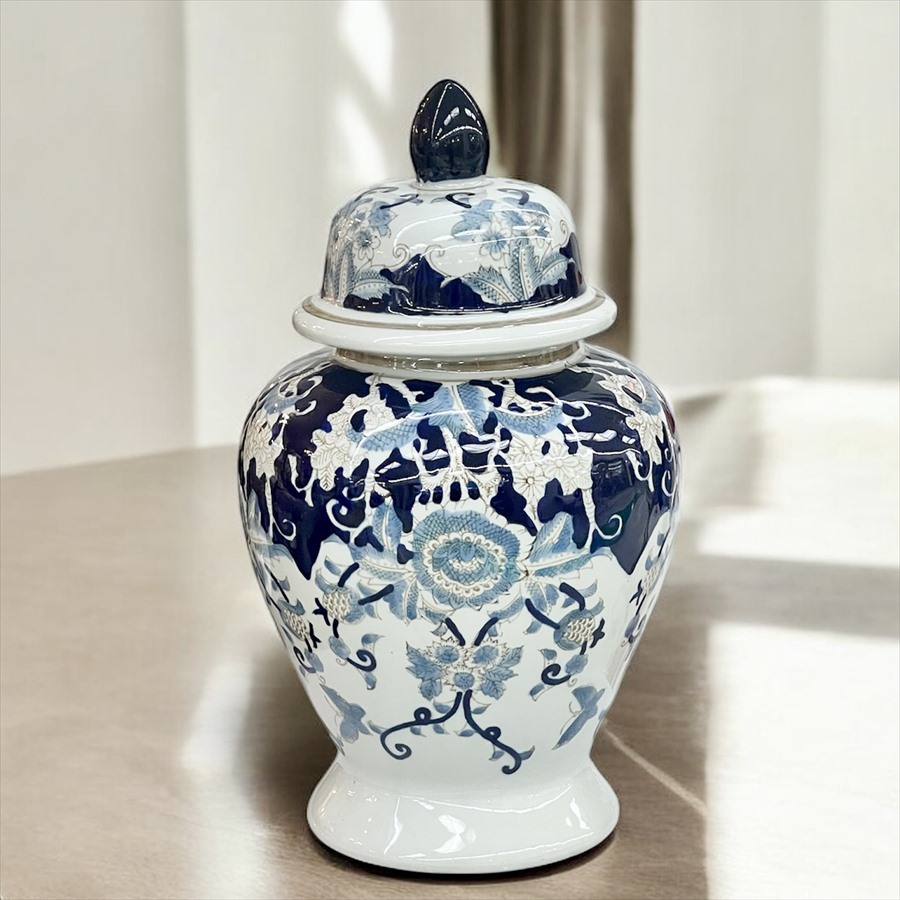 クラシックモダン 花瓶 飾り壺 陶磁器 モダン 花器 花びん 置物 オブジェ 即日発送