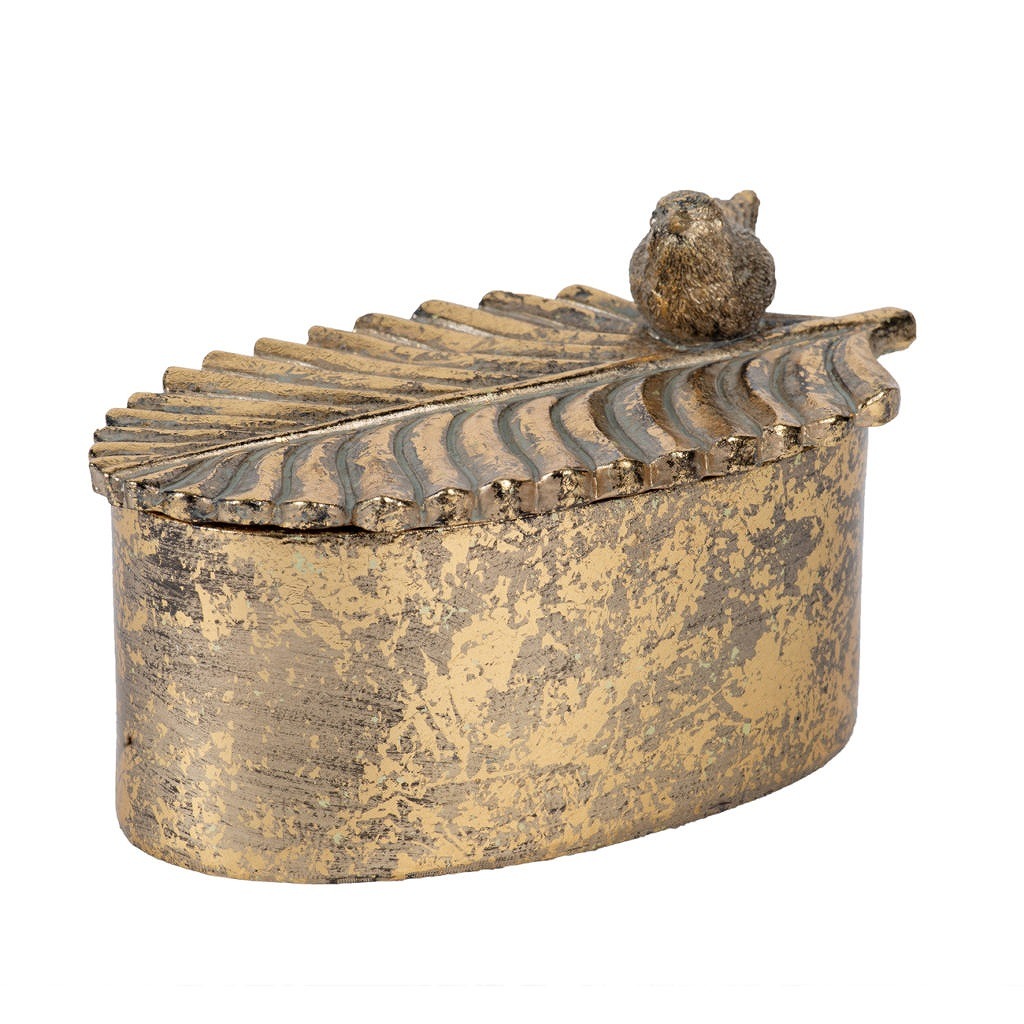 クラシック 小物入れ オーバル バード ふた付き 蓋付き ディスプレイ カフェ レストラン 店舗 置物 置き物 お菓子入れ アクセサリー入れ 宝物入れ