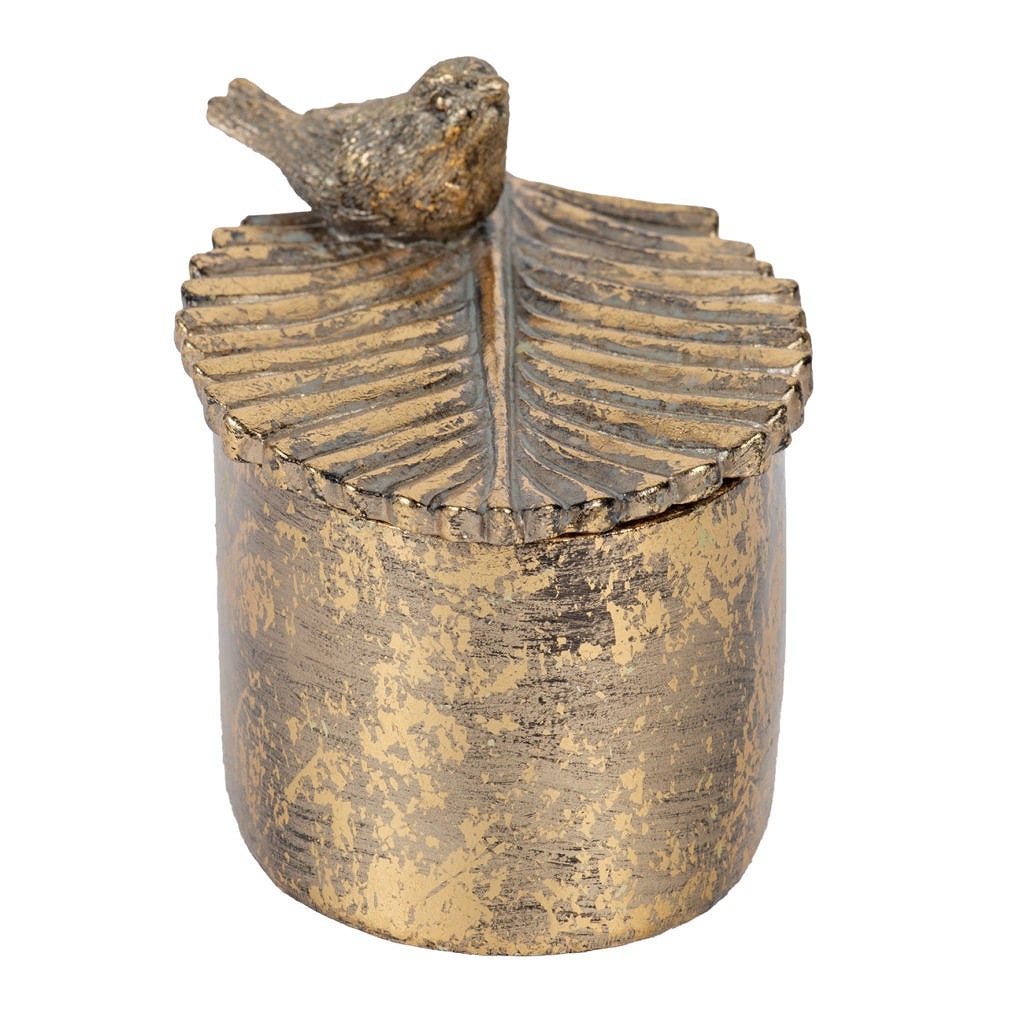 クラシック 小物入れ オーバル バード ふた付き 蓋付き ディスプレイ カフェ レストラン 店舗 置物 置き物 お菓子入れ アクセサリー入れ 宝物入れ