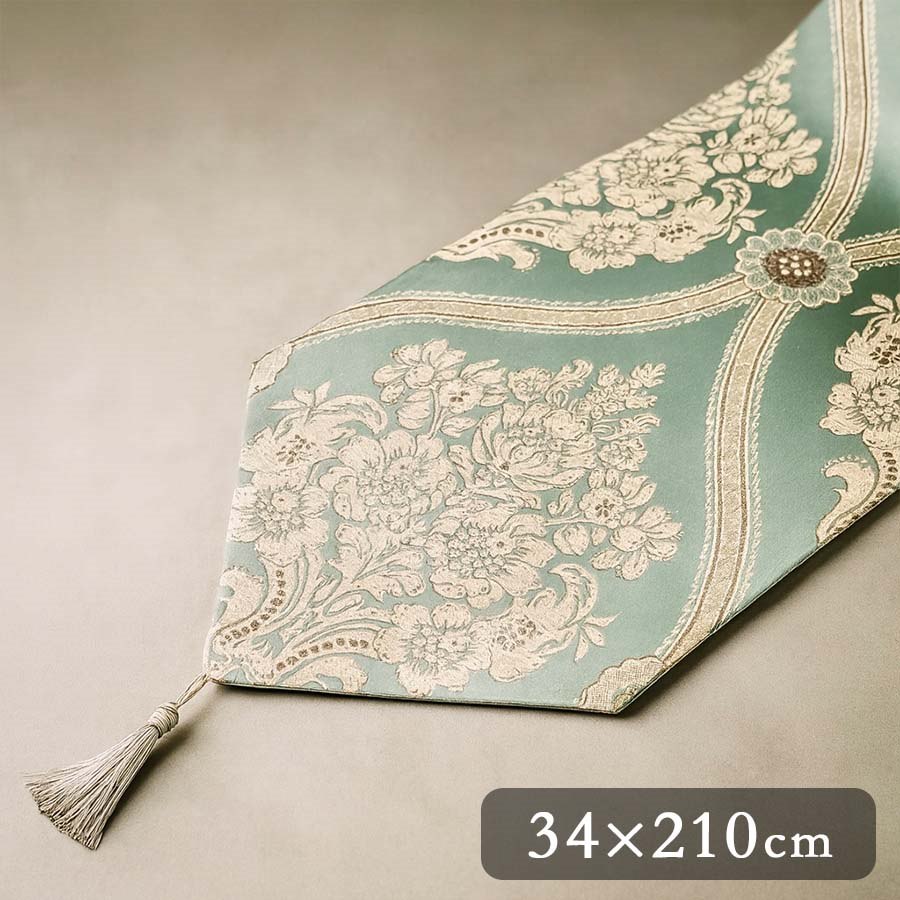 テーブルランナー 花柄 34×210cm