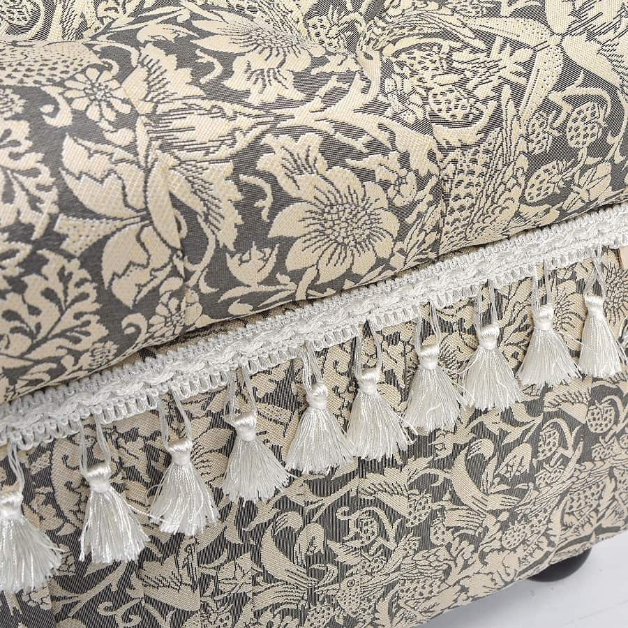 ジェニファーテイラー 収納スツール いちご泥棒 グレー Strawberry Thief GR Jennifer Taylor 33192ST