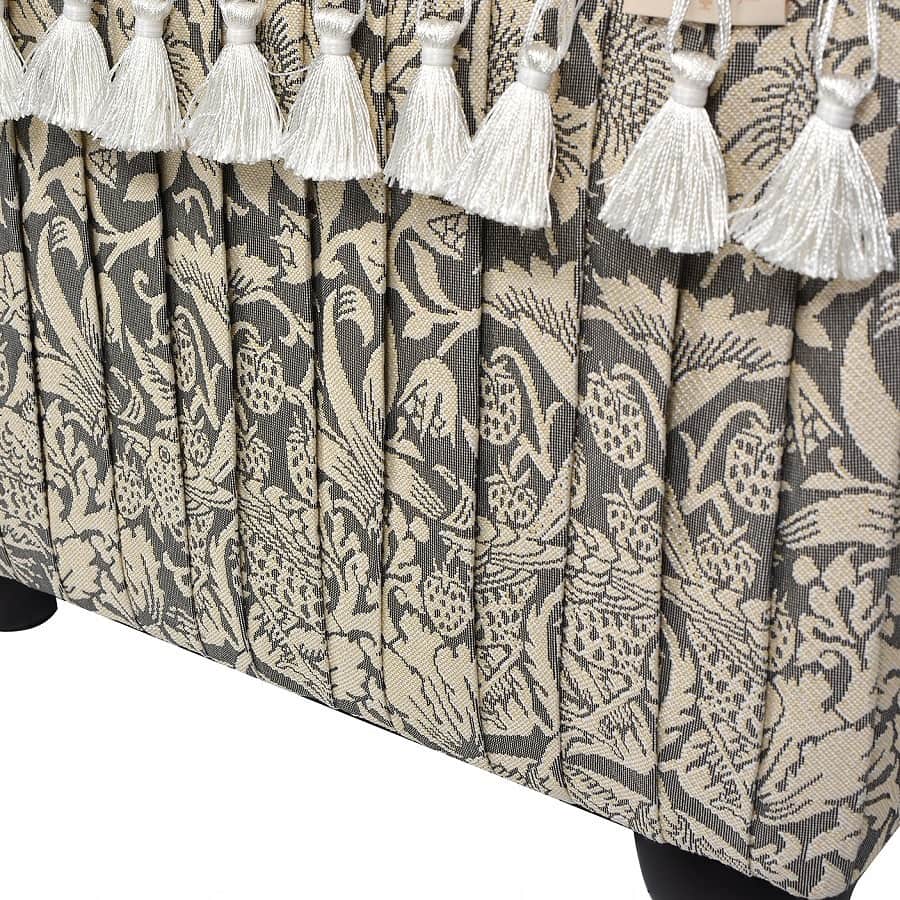 ジェニファーテイラー 収納スツール いちご泥棒 グレー Strawberry Thief GR Jennifer Taylor 33192ST