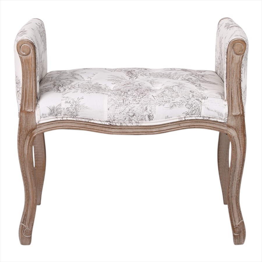 ボタン留め スツール トワルドジュイ