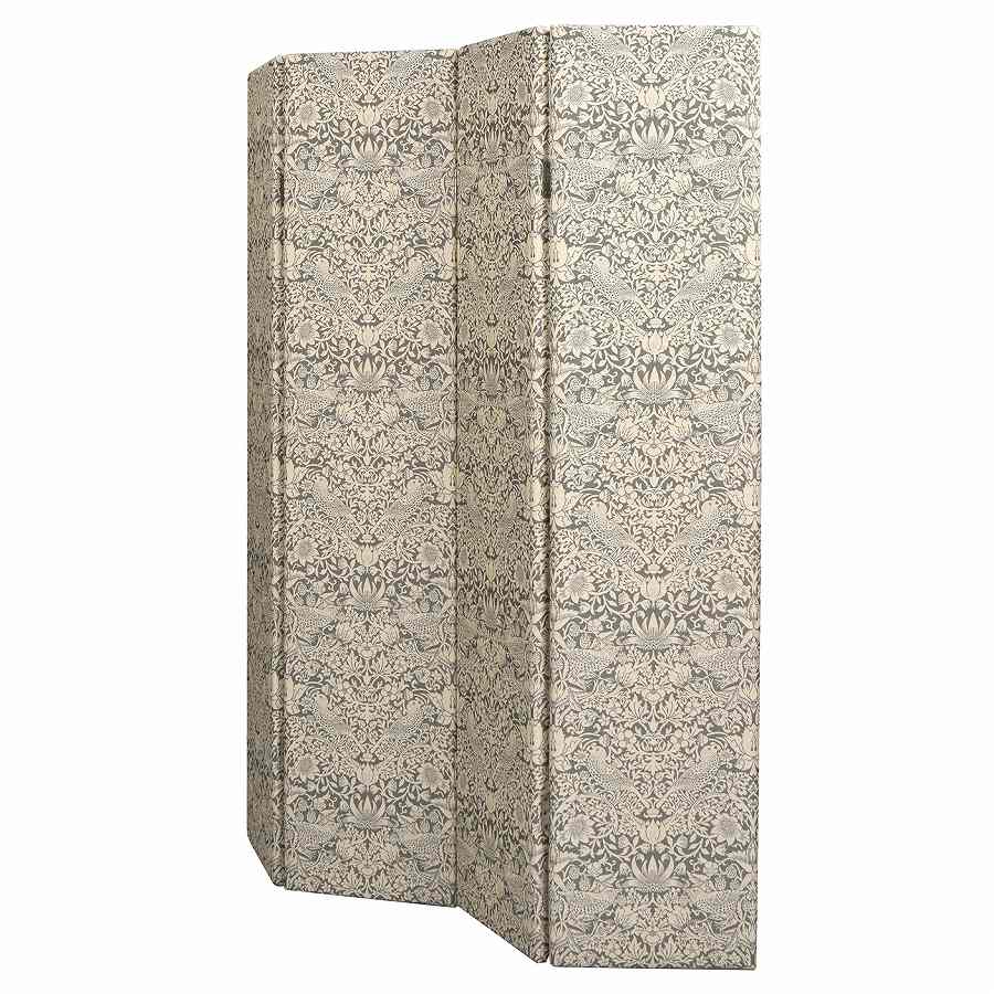 ジェニファーテイラー スクリーン 間仕切り パーテーション いちご泥棒 グレー Strawberry Thief GR Jennifer Taylor 33207SN