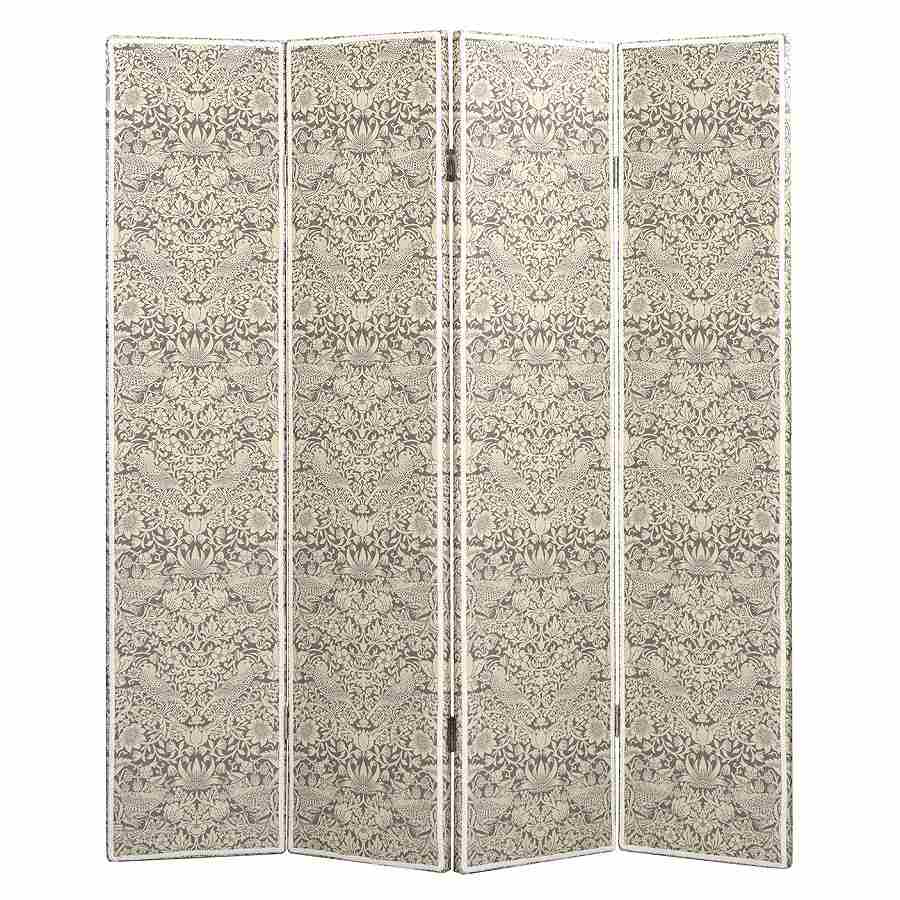 ジェニファーテイラー スクリーン 間仕切り パーテーション いちご泥棒 グレー Strawberry Thief GR Jennifer Taylor 33207SN