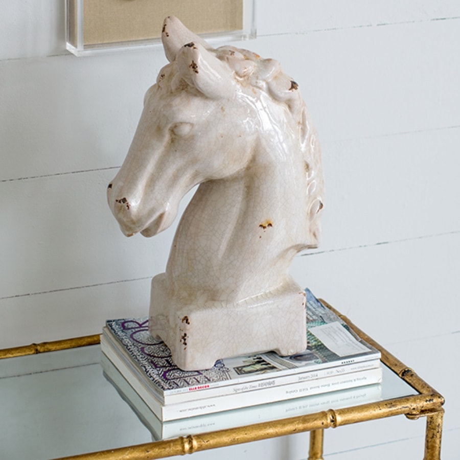馬 午 開運 置物 オブジェ 高さ40.5cm