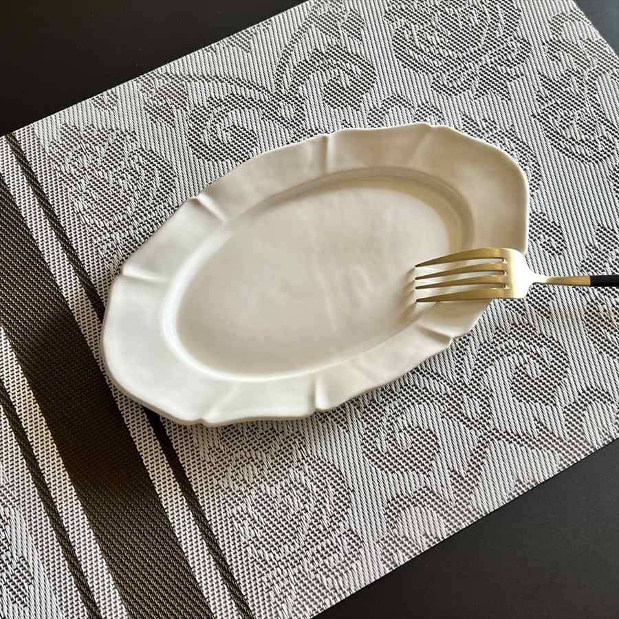 ダマスクランチョンマット 45x30cm