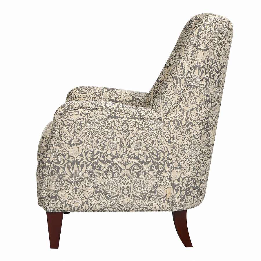 ジェニファーテイラー アームチェア 1人掛け いちご泥棒 グレー Strawberry Thief GR Jennifer Taylor 33206AC